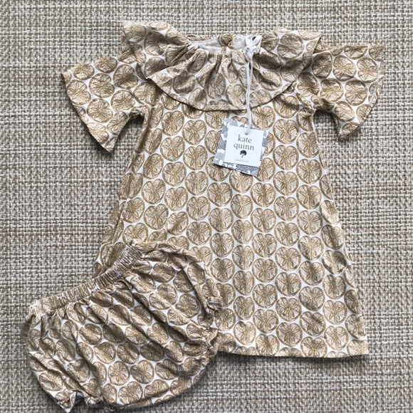 Kate Quinn Dress & Bloomers (size 12-18m)